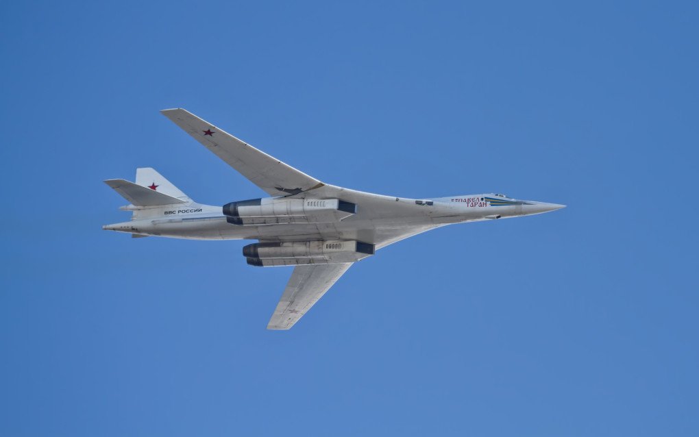 Supersonic strategic bomber TU-160 Pavel Taran at the parade of military aviation in Volgograd on January 30, 2016. (Source: Getty Images) Supersonic strategic bomber TU-160 Pavel Taran at the parade of military aviation in Volgograd on January 30, 2016. (Source: Getty Images)