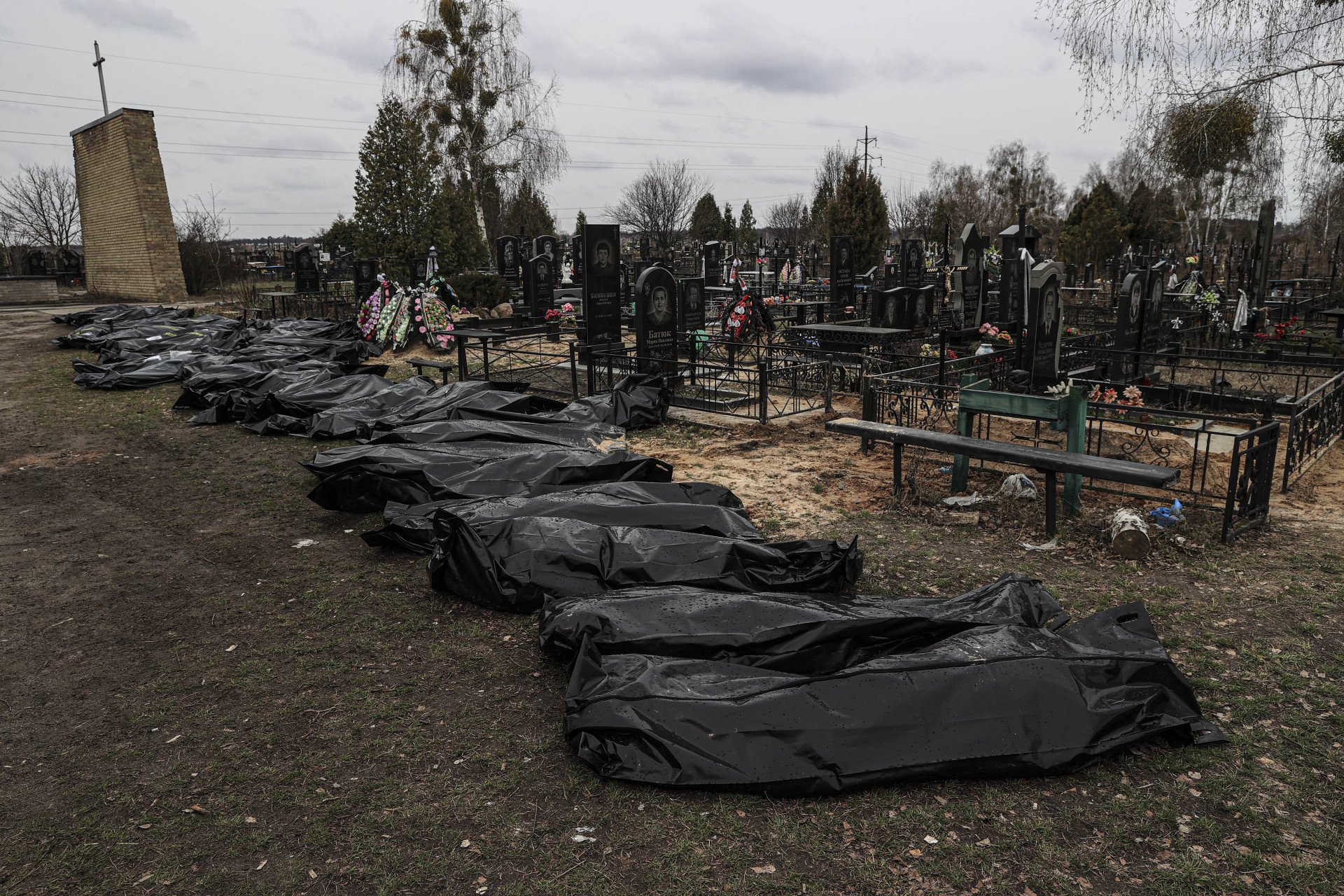 An Overview of Russia’s Gravest War Crimes Against Ukraine Exhumed civilian bodies from mass graves in Bucha