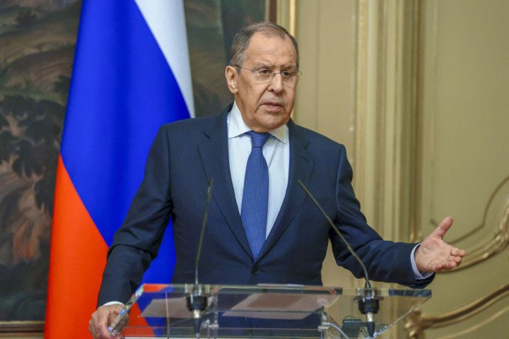 El ministro ruso de Asuntos Exteriores, Serguéi Lavrov, afirma que las tropas abandonarán pronto las regiones fronterizas de Ucrania. 10 de febrero de 2022. (Fuente: Getty Images) El ministro ruso de Asuntos Exteriores, Serguéi Lavrov, afirma que las tropas abandonarán pronto las regiones fronterizas de Ucrania. 10 de febrero de 2022. (Fuente: Getty Images)