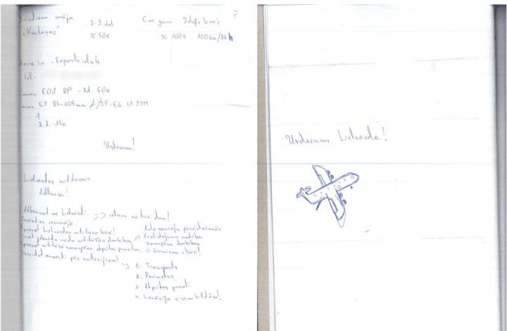 Hodonovič wrote the received instructions on paper, which he later lost. Source: Re:Baltica, Criminal case materials Hodonovič wrote the received instructions on paper, which he later lost. Source: Re:Baltica, Criminal case materials